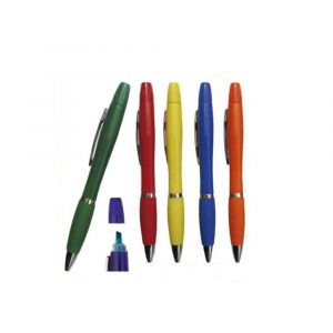 Lapicero Plastico Con Resaltador (7241-S)