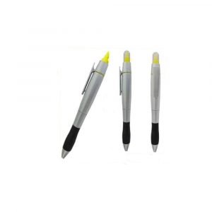 Lapicero Plastico Con Resaltador (7243L)