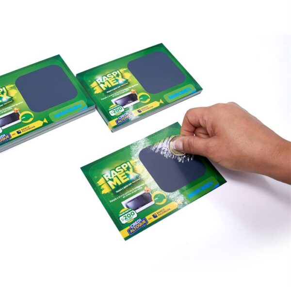 impresión de tarjetas raspa y gana publicitarias y personalizadas en lima peru