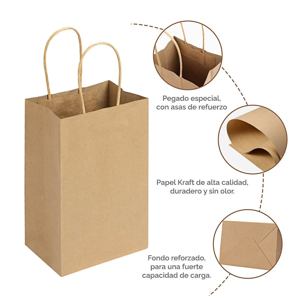 Bolsas de Papel Kraft - Imprenta Gráfica Jhon Cooper, Lima - Perú