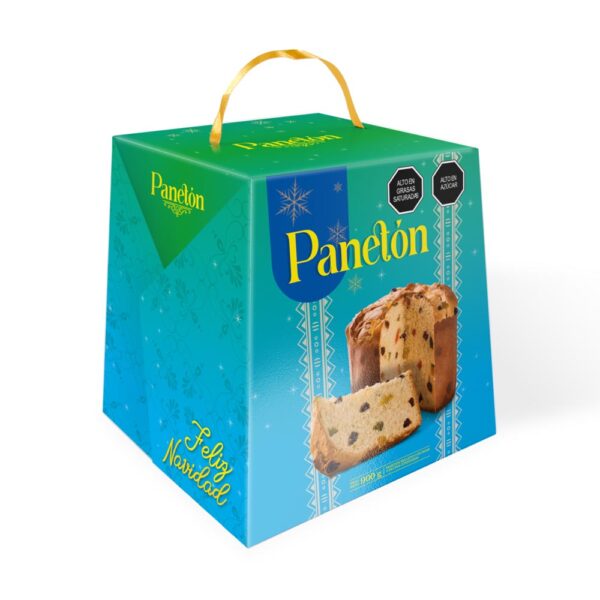 Caja para Panetón Tradicional - Imprenta Gráfica Jhon Cooper Lima, Perú