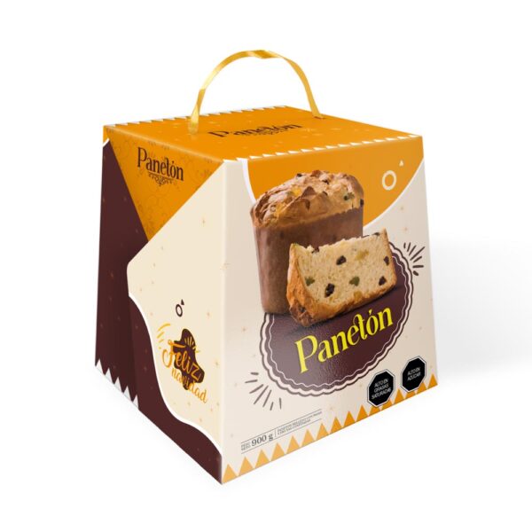 Caja para Panetón Tradicional - Imprenta Gráfica Jhon Cooper Lima, Perú